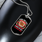 Being This Cute Freaking Ruff Necklace Stainless Steel or 18k Gold Dog Tag 24" Chain-Express Your Love Gifts