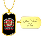 Being This Cute Freaking Ruff Necklace Stainless Steel or 18k Gold Dog Tag 24" Chain-Express Your Love Gifts
