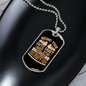Being This Cute Must Be Freaking Necklace Stainless Steel or 18k Gold Dog Tag 24" Chain-Express Your Love Gifts
