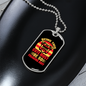 Being This Cute Must Be So Freaking Ruff Bulldog Necklace Stainless Steel or 18k Gold Dog Tag 24" Chain-Express Your Love Gifts