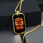 Being This Cute Must Be So Freaking Ruff Bulldog Necklace Stainless Steel or 18k Gold Dog Tag 24" Chain-Express Your Love Gifts