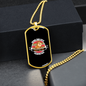 Being This Cute Must Be So Freaking Ruff Necklace Stainless Steel or 18k Gold Dog Tag 24" Chain-Express Your Love Gifts