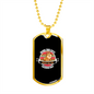 Being This Cute Must Be So Freaking Ruff Necklace Stainless Steel or 18k Gold Dog Tag 24" Chain-Express Your Love Gifts