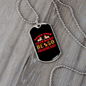 Being This Cute Must Be So Freaking Ruff Pink Necklace Stainless Steel or 18k Gold Dog Tag 24" Chain-Express Your Love Gifts