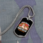 Being This Cute Must Be So Freaking Ruff Retro Necklace Stainless Steel or 18k Gold Dog Tag 24" Chain-Express Your Love Gifts