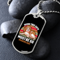 Being This Cute Must Be So Freaking Ruff Retro Necklace Stainless Steel or 18k Gold Dog Tag 24" Chain-Express Your Love Gifts
