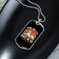 Being This Cute Necklace Stainless Steel or 18k Gold Dog Tag 24" Chain-Express Your Love Gifts