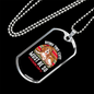 Being This Cute Necklace Stainless Steel or 18k Gold Dog Tag 24" Chain-Express Your Love Gifts