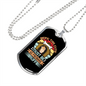 Being This Cute Puppy Necklace Stainless Steel or 18k Gold Dog Tag 24" Chain-Express Your Love Gifts