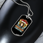 Being This Cute Puppy Necklace Stainless Steel or 18k Gold Dog Tag 24" Chain-Express Your Love Gifts