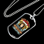 Being This Cute Puppy Necklace Stainless Steel or 18k Gold Dog Tag 24" Chain-Express Your Love Gifts