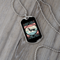 Being This Cute Retro Necklace Stainless Steel or 18k Gold Dog Tag 24" Chain-Express Your Love Gifts