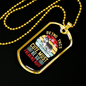 Being This Cute Siberian Husky Necklace Stainless Steel or 18k Gold Dog Tag 24" Chain-Express Your Love Gifts