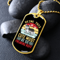 Being This Cute Siberian Husky Necklace Stainless Steel or 18k Gold Dog Tag 24" Chain-Express Your Love Gifts