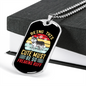 Being This Cute Siberian Husky Necklace Stainless Steel or 18k Gold Dog Tag 24" Chain-Express Your Love Gifts