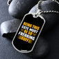 Being This Cute Yellow White Necklace Stainless Steel or 18k Gold Dog Tag 24" Chain-Express Your Love Gifts