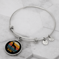 Belgian Malinois Mom Bracelet Stainless Steel or 18k Gold Circle Bangle-Express Your Love Gifts