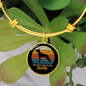Belgian Malinois Mom Bracelet Stainless Steel or 18k Gold Circle Bangle-Express Your Love Gifts