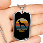 Belgian Malinois Mom Necklace Stainless Steel or 18k Gold Dog Tag 24" Chain-Express Your Love Gifts
