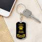 Belgian Tervuren Keychain Stainless Steel or 18k Gold-Express Your Love Gifts