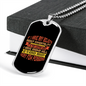 Beliefs About Immortality Necklace Stainless Steel or 18k Gold Dog Tag 24" Chain-Express Your Love Gifts