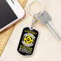 Believe In Christianity Keychain Stainless Steel or 18k Gold Dog Tag Keyring-Express Your Love Gifts