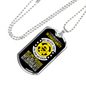 Believe In Christianity Necklace Stainless Steel or 18k Gold Dog Tag 24" Chain-Express Your Love Gifts