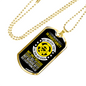 Believe In Christianity Necklace Stainless Steel or 18k Gold Dog Tag 24" Chain-Express Your Love Gifts