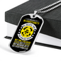 Believe In Christianity Necklace Stainless Steel or 18k Gold Dog Tag 24" Chain-Express Your Love Gifts