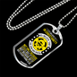 Believe In Christianity Necklace Stainless Steel or 18k Gold Dog Tag 24" Chain-Express Your Love Gifts