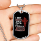 Believe In Jesus Necklace Stainless Steel or 18k Gold Dog Tag 24" Chain-Express Your Love Gifts