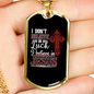 Believe In Jesus Necklace Stainless Steel or 18k Gold Dog Tag 24" Chain-Express Your Love Gifts