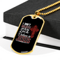 Believe In Jesus Necklace Stainless Steel or 18k Gold Dog Tag 24" Chain-Express Your Love Gifts