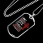Believe In Jesus Necklace Stainless Steel or 18k Gold Dog Tag 24" Chain-Express Your Love Gifts