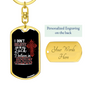 Believe Jesus Keychain Stainless Steel or 18k Gold Dog Tag Keyring-Express Your Love Gifts