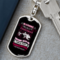Belong To Fisherman Fishing Keychain Stainless Steel or 18k Gold Dog Tag Keyring-Express Your Love Gifts