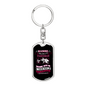 Belong To Fisherman Fishing Keychain Stainless Steel or 18k Gold Dog Tag Keyring-Express Your Love Gifts