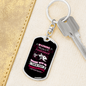 Belong To Fisherman Fishing Keychain Stainless Steel or 18k Gold Dog Tag Keyring-Express Your Love Gifts