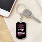 Belong To Fisherman Fishing Keychain Stainless Steel or 18k Gold Dog Tag Keyring-Express Your Love Gifts