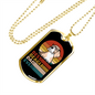 Best Beagle Dad Ever Necklace Stainless Steel or 18k Gold Dog Tag 24" Chain-Express Your Love Gifts