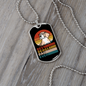 Best Beagle Dad Ever Necklace Stainless Steel or 18k Gold Dog Tag 24" Chain-Express Your Love Gifts