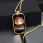 Best Beagle Dad Ever Necklace Stainless Steel or 18k Gold Dog Tag 24" Chain-Express Your Love Gifts