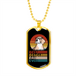 Best Beagle Dad Ever Necklace Stainless Steel or 18k Gold Dog Tag 24" Chain-Express Your Love Gifts