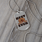 Best Beagle Mom Ever Necklace Stainless Steel or 18k Gold Dog Tag 24" Chain-Express Your Love Gifts