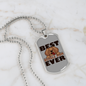 Best Beagle Mom Ever Necklace Stainless Steel or 18k Gold Dog Tag 24" Chain-Express Your Love Gifts