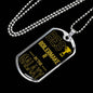 Best Boilermaker In The Galaxy Necklace Stainless Steel or 18k Gold Dog Tag w 24"-Express Your Love Gifts