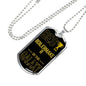 Best Boilermaker In The Galaxy Necklace Stainless Steel or 18k Gold Dog Tag w 24"-Express Your Love Gifts