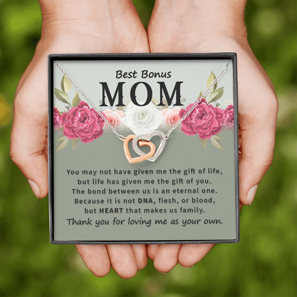 Best Bonus Mom You May Not Have Inseparable Necklace-Express Your Love Gifts
