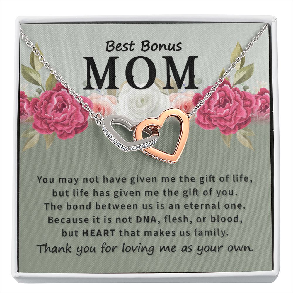 Best Bonus Mom You May Not Have Inseparable Necklace-Express Your Love Gifts