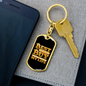 Best Buy of My Life Crypto Keychain Stainless Steel or 18k Gold Dog Tag Keyring-Express Your Love Gifts